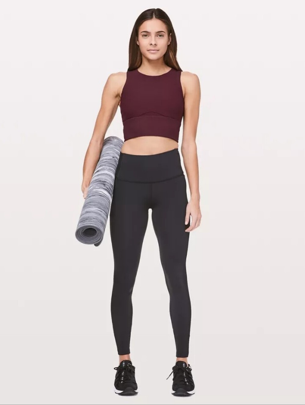 Lululemon Kick Swerve Bra Size 2 Plum Maroon